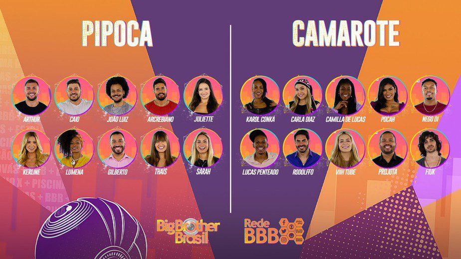 Camarote e Pipoca do BBB da edição passada