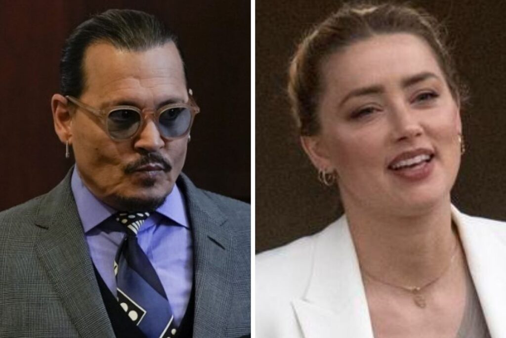 Johnny Depp e Amber Heard imagem da web